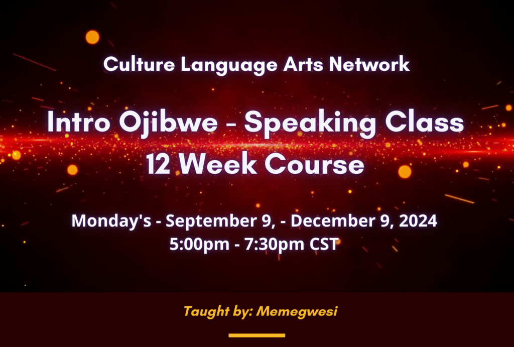 Intro to Ojibwe flyer
